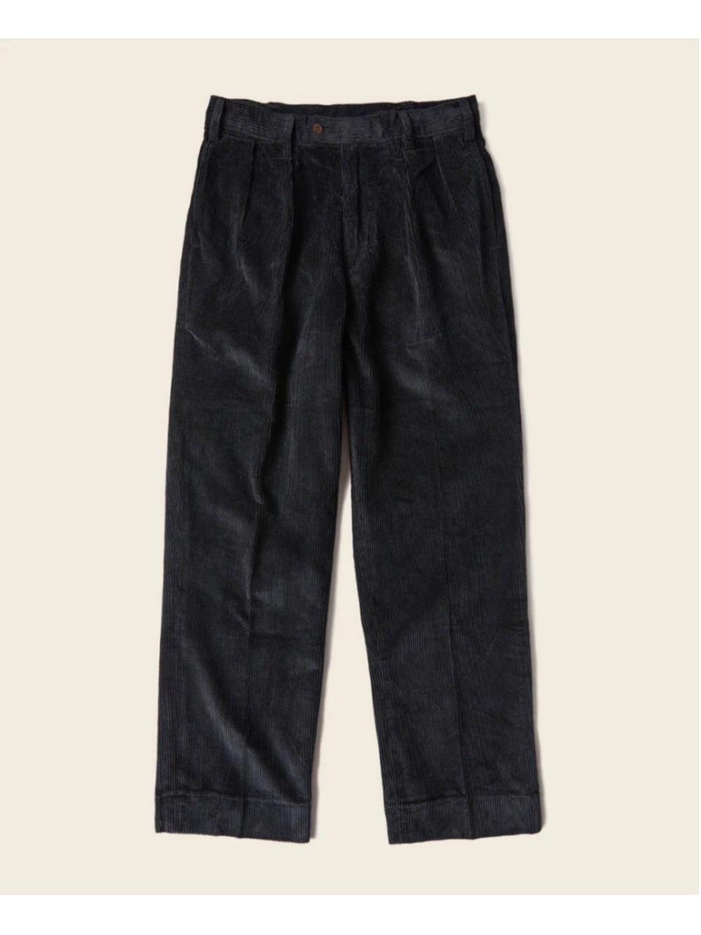 12.5 oz 8 Wale Corduroy Trousers - Black Non Stock Mfg. Co. XL USA SHIP